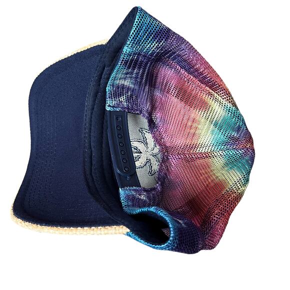 Tie Die Palm Tree Trucker Hat - Picture 5 of 6
